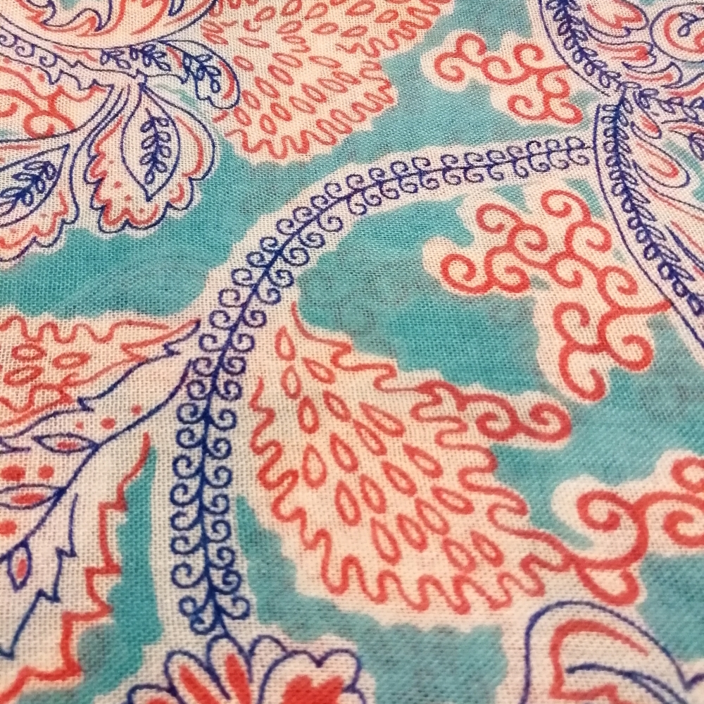 Talbot's Bandana Paisley Oblong Scarf - Picture 6 of 7